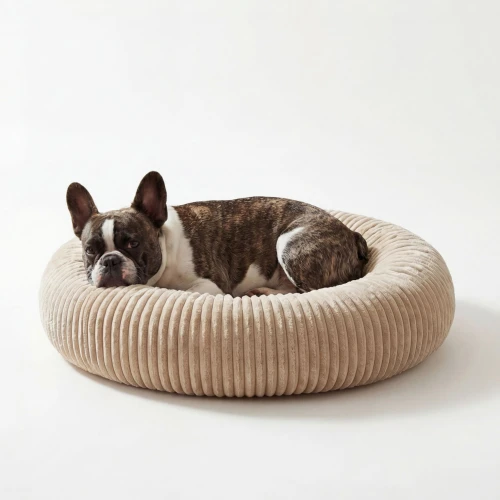 Legowisko dla Psa - Puchaty DONUT Beż