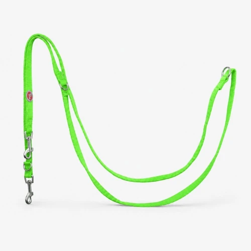 Smycz dla psa Neoprene LONG Walk Green 240 cm