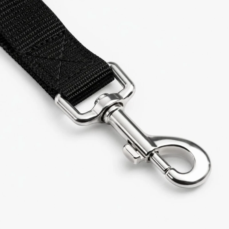 Smycz-Dla-Psa-treningowa-ACTIVE-Walk-Czarna-10m-detal