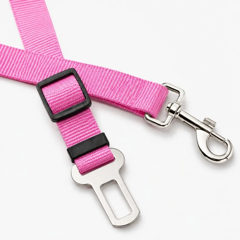 Smycz Samochodowa dla Psa SAFE Travel Pink Detal produktu