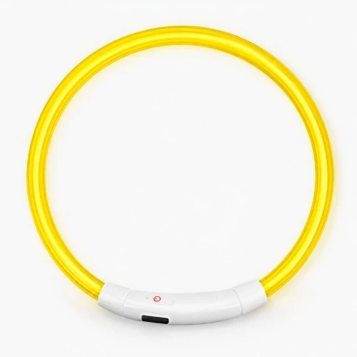 Obroża świecąca dla Psa LED Yellow